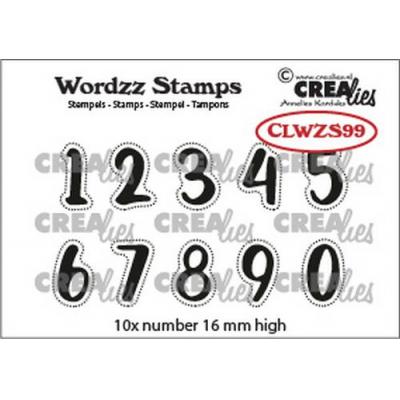 Crealies Clear Stamps - Zahlen